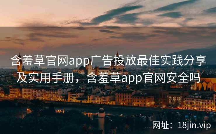 含羞草官网app广告投放最佳实践分享及实用手册，含羞草app官网安全吗
